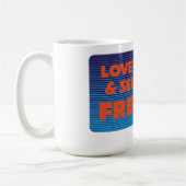 Meer Vrijheid Retro Koffiemok (Links)