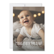 Meer vrolijkheid dit jaar schattige één fotokerst