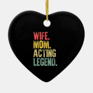 Meer Vrouwen Vrouw Mam Acting Legend Keramisch Ornament