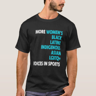 Meer Vrouwen Zwarte Latina Inheemse Aziatische LGB T-shirt