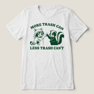 Meer vuilnisbak Minder afval Cant Wasbeer Stinkdie Tri-Blend Shirt