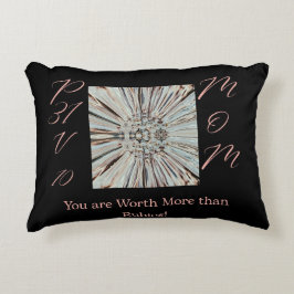 Meer waard dan Rubies Square Pillow Accent Kussen