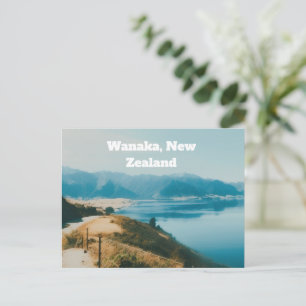 Meer Wanaka, Zuidereiland, Nieuw-Zeeland Feestdagenkaart
