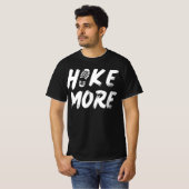 Meer wandelen: één stap tegelijk t-shirt (Voorkant volledig)