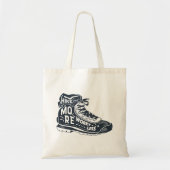 Meer wandelen, minder piekeren tote bag (Voorkant)