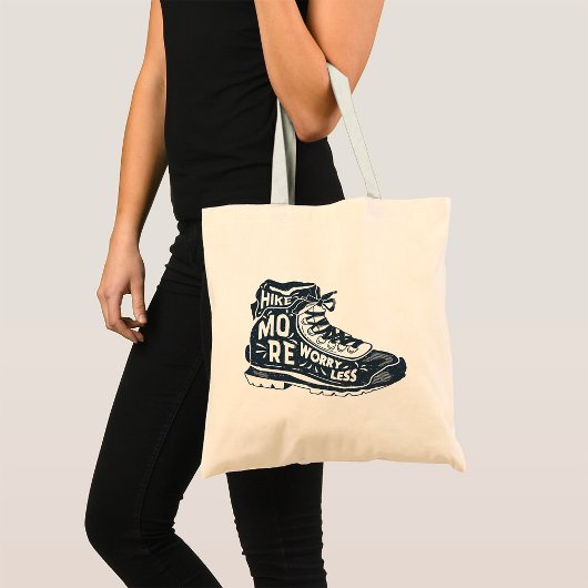 Meer wandelen, minder piekeren tote bag