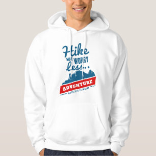 Meer Wandelen Minder Zorgen Kamperen Hoodie