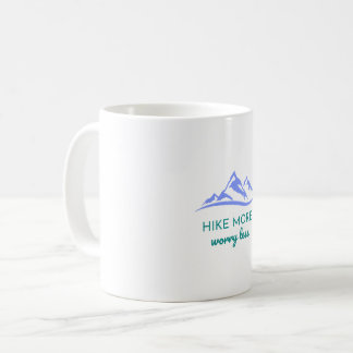 Meer wandelen, minder zorgen - omarm het buitenlev koffiemok