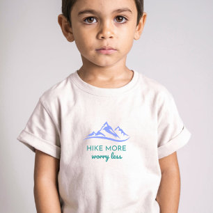 Meer wandelen, minder zorgen - omarm het buitenlev t-shirt