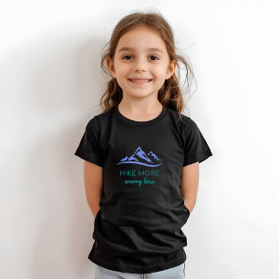 Meer wandelen, minder zorgen - omarm het buitenlev t-shirt