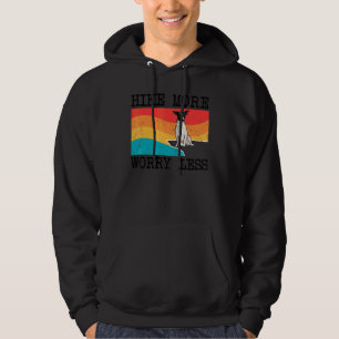 Meer wandelen minder zorgen Rat Terrier Grafisch W Hoodie