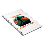 Meer wandelen, stress minder spiraal Notitieboek (Rechterzijde)