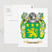 Meer Wapenschild (Family Crest) Briefkaart (Voorkant / Achterkant)
