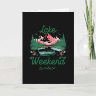 Meer weekend vakantie trip Manchester New Hampshir Kaart