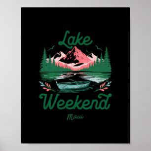 Meer weekend vakantie trip Maui Hawaii Poster