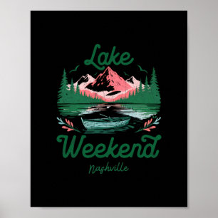 Meer weekend vakantie trip Nashville Tennessee Poster