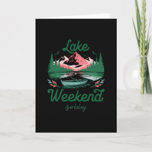 Meer weekend vakantietrip Berkeley California Kaart (Voorkant)