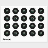Meer weekend vakantietrip Berkeley California Ronde Sticker (Vel)