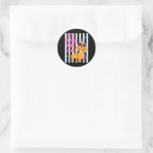 Meer Weenies Minder Gemene Schattige Dachshund Hon Ronde Sticker (Tas)