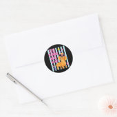 Meer Weenies Minder Gemene Schattige Dachshund Hon Ronde Sticker (Envelop)