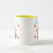 Meer weet ik dat mensen zwart kletsen tweekleurige koffiemok (Center)