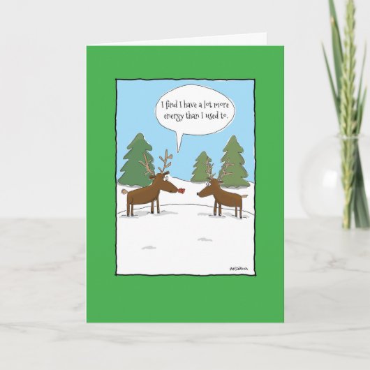 Meer Wenskaart van de Grap van Kerstmis van de Feestdagen Kaart (Voorkant)