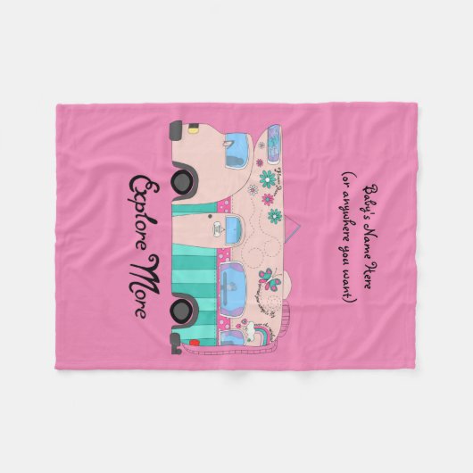 Meer weten fleece deken (Voorkant (Horizontaal))