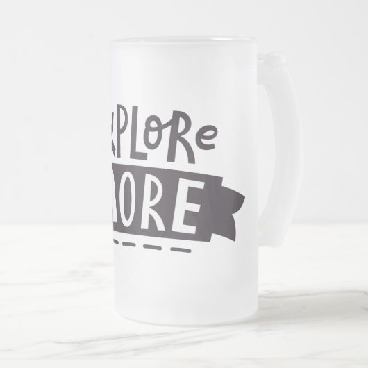 Meer weten matglas bierpul (Voorkant rechts)