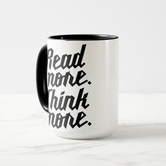 Meer weten mok (Voorkant links)