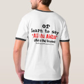 Meer weten over de islam OR T-shirt (Achterkant)