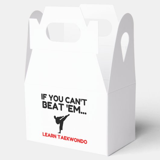 Meer weten over Taekwondo Bedankdoosjes (Geopend)