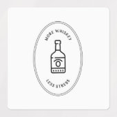 Meer whiskey minder stress labels (Design 1)