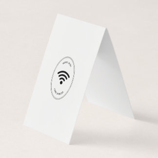 Meer wifi-loze stress visitekaartje