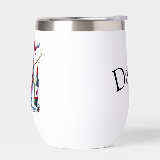 Meer wijn alsjeblieft Snowman Drink Wine (Links)