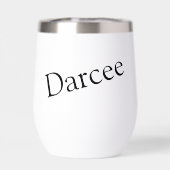 Meer wijn alsjeblieft Snowman Drink Wine (Achterkant)