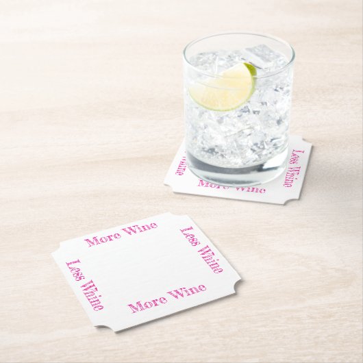 Meer wijn minder zeurende Onderzetters (Insitu)