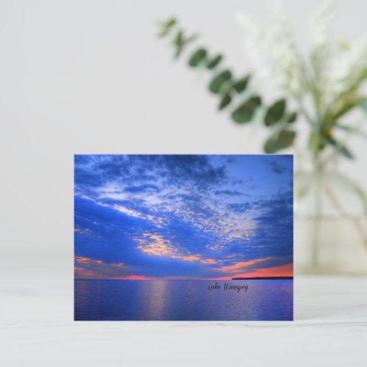 Meer Winnipeg Briefkaart (Staand voorkant)