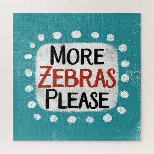 Meer zebra's alsjeblieft legpuzzel