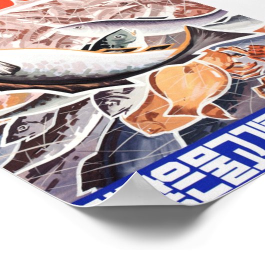 Meer zeevoedsel voor de mensen! poster (Hoek)