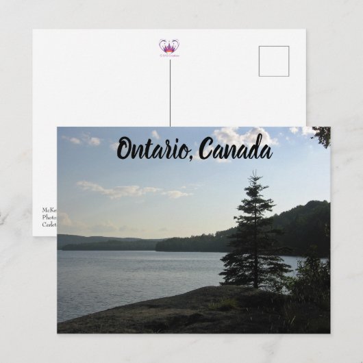 Meer - zomer - reizen - Ontario - canada Briefkaart (Voorkant / Achterkant)