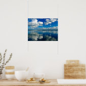 Meer zomermiddag poster (Keuken)