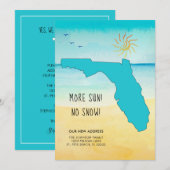 Meer zon! Geen sneeuw! Nieuw huis in Florida Aankondiging (Voorkant / Achterkant)