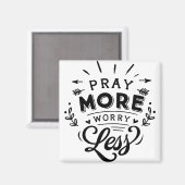 Meer zorgen baren Minder Magneet (Voorkant / Achterkant)