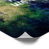 meer zorgen minder natuur bergdenbomen poster (Hoek)