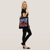 Meer zorgen, Valentijnsdag Tote Bag (Op model)