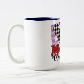 Meer zorgen, Valentijnsdag Tweekleurige Koffiemok (Links)
