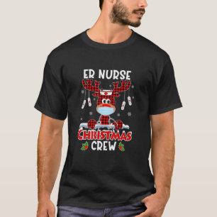 MEER Zuster-kerstman ICU Verpleegplein Nurse-kerst T-shirt