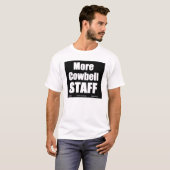 Meer zwarte Cowbell-staf T-shirt (Voorkant volledig)