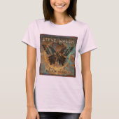 Meer zwarte vlinder voor de T-shirt van de vrouw (Voorkant)