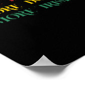 Meer zwarten meer honden meer Iers - blm Poster (Hoek)